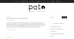 Desktop Screenshot of pato.ro